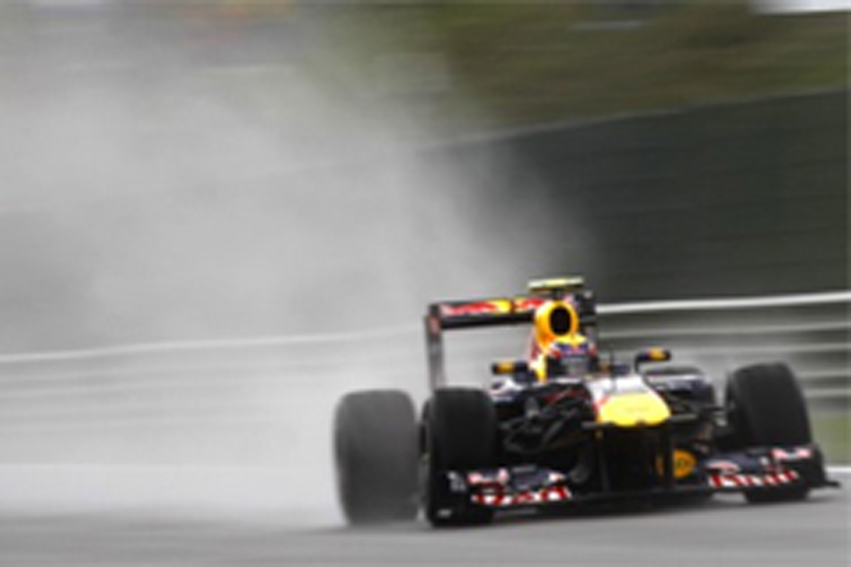 F1ベルギーGP フリー走行3回目:マーク・ウェバーがトップタイム