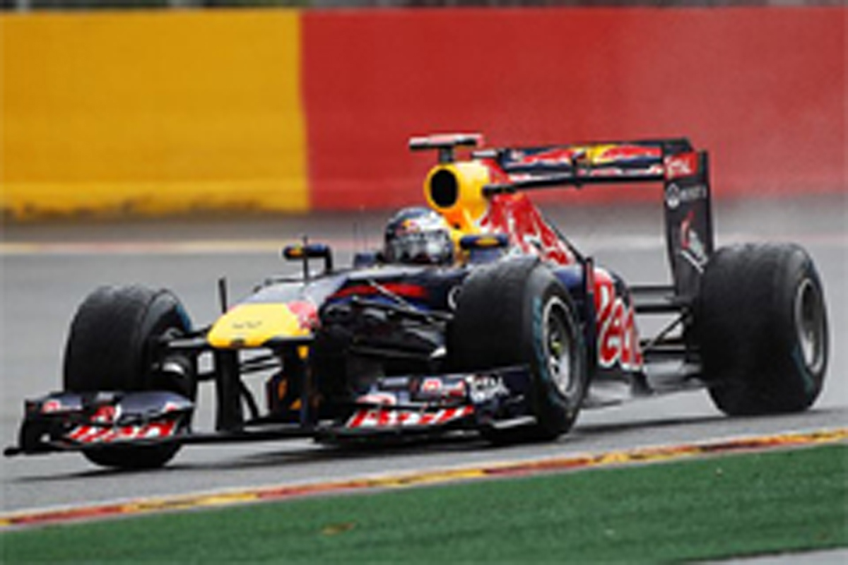 F1ベルギーGP 予選:セバスチャン・ベッテルがポールポジション