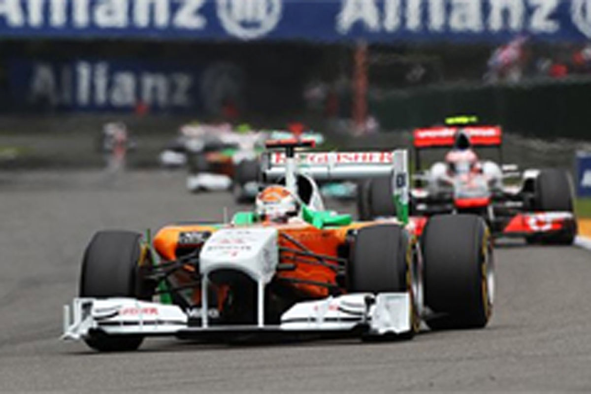 フォース・インディア:スーティルが7位入賞 (F1ベルギーGP)