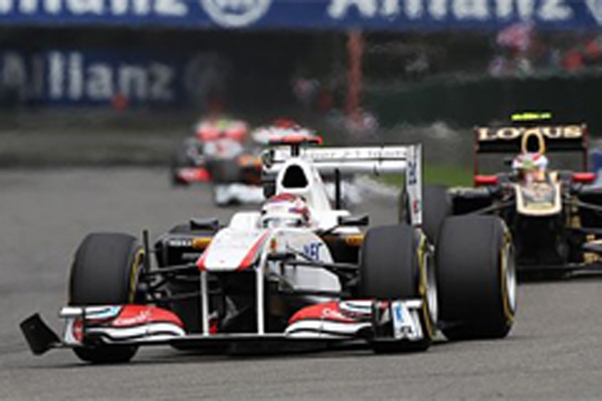 ザウバー：小林可夢偉は12位 （F1ベルギーGP）