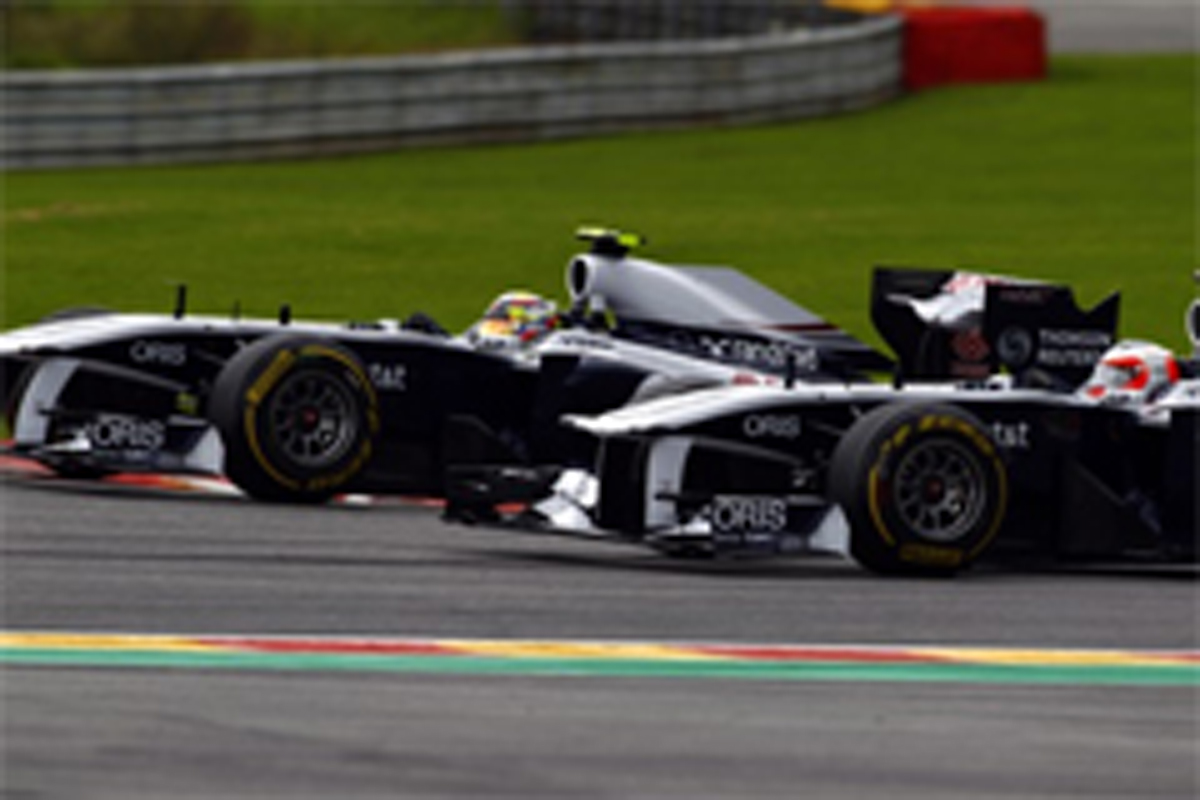 ウィリアムズ:マルドナドがF1初ポイント獲得 (F1ベルギーGP)