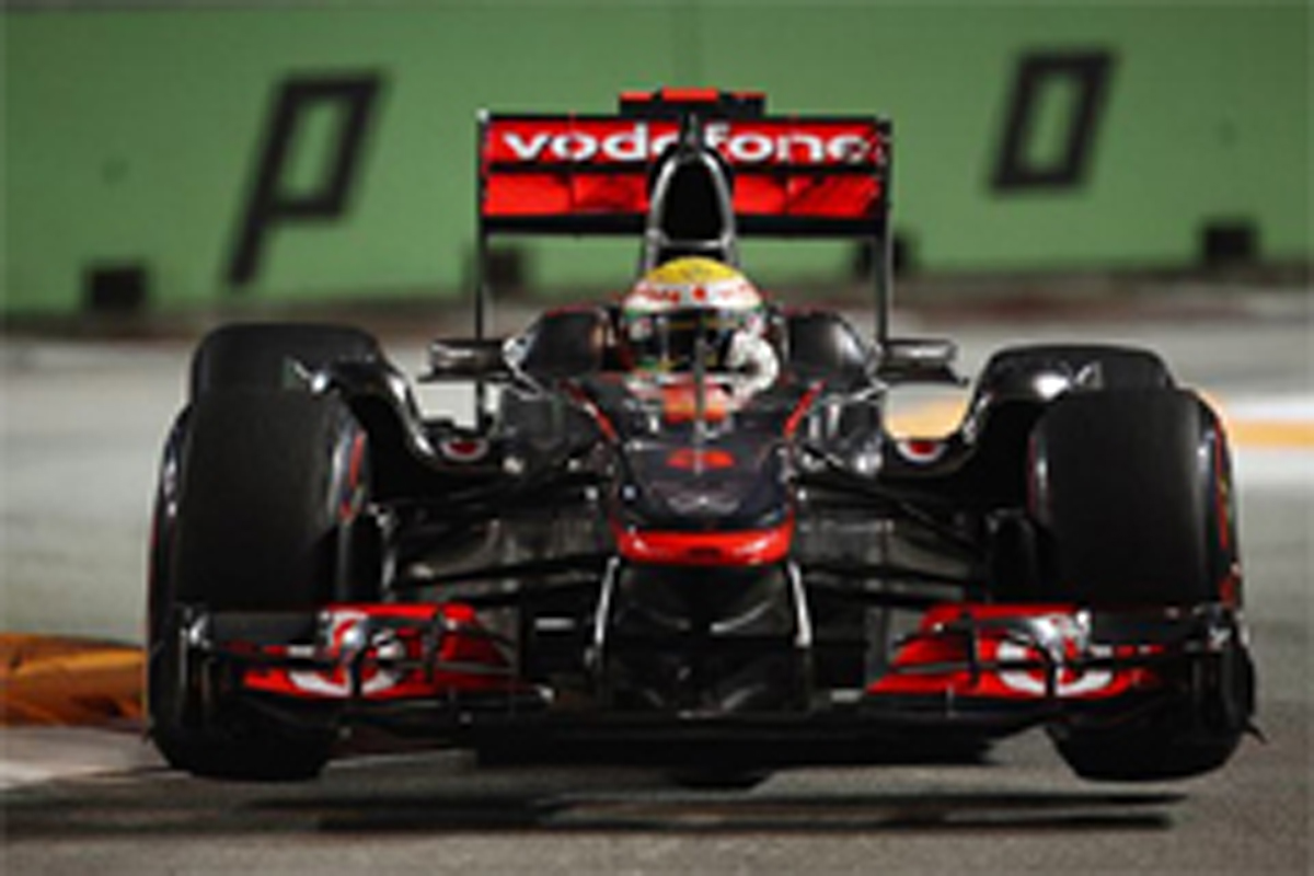 マクラーレン:F1シンガポールGP初日