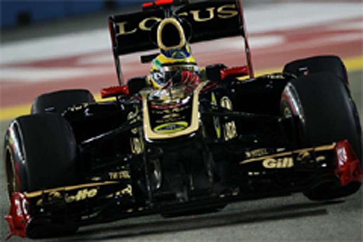 ロータス・ルノーGP:F1シンガポールGP初日