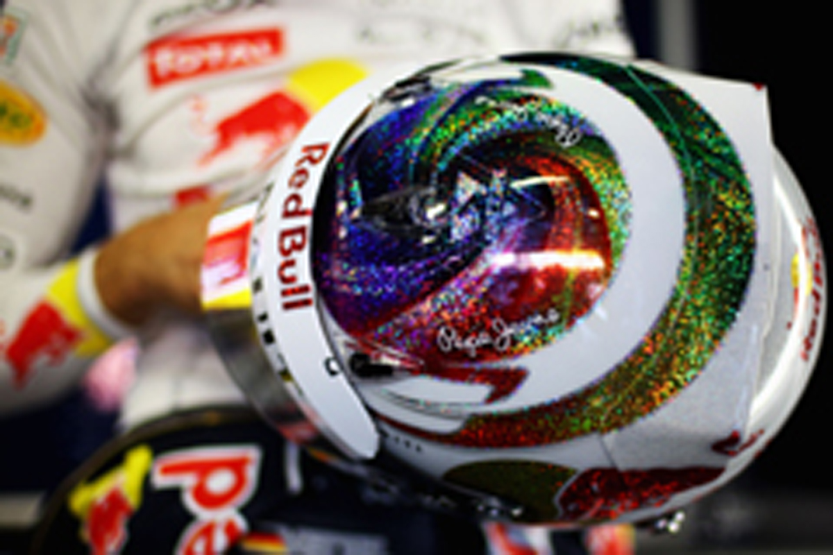 セバスチャン・ベッテル、F1シンガポールGP ヘルメット