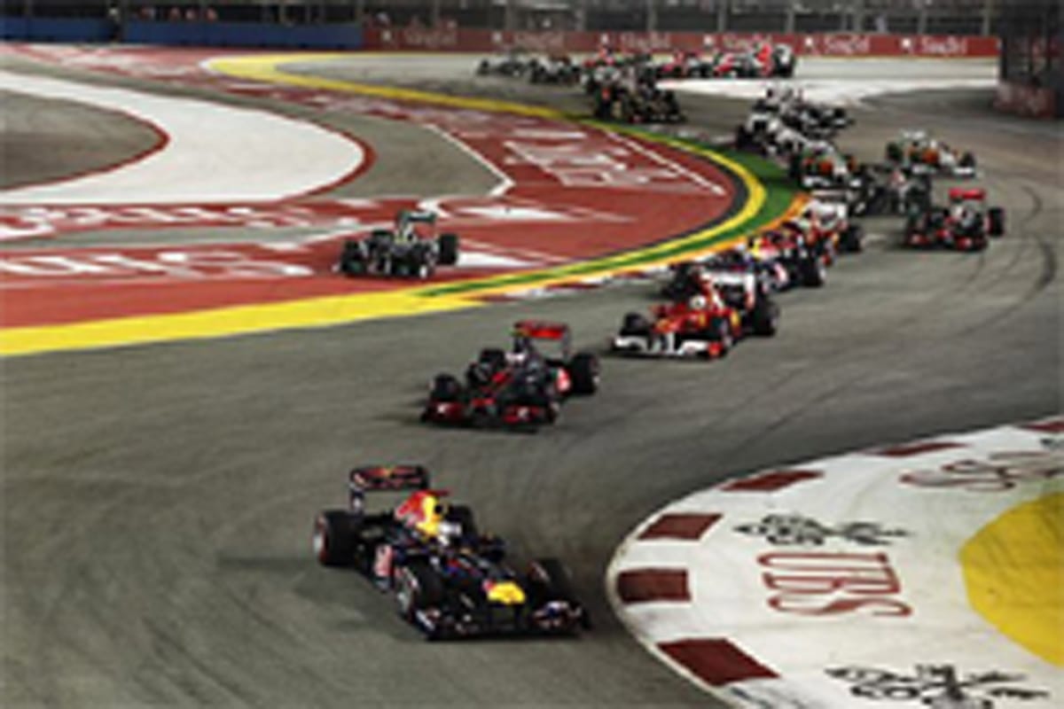 F1シンガポールGP：セバスチャン・ベッテルが今季9勝目