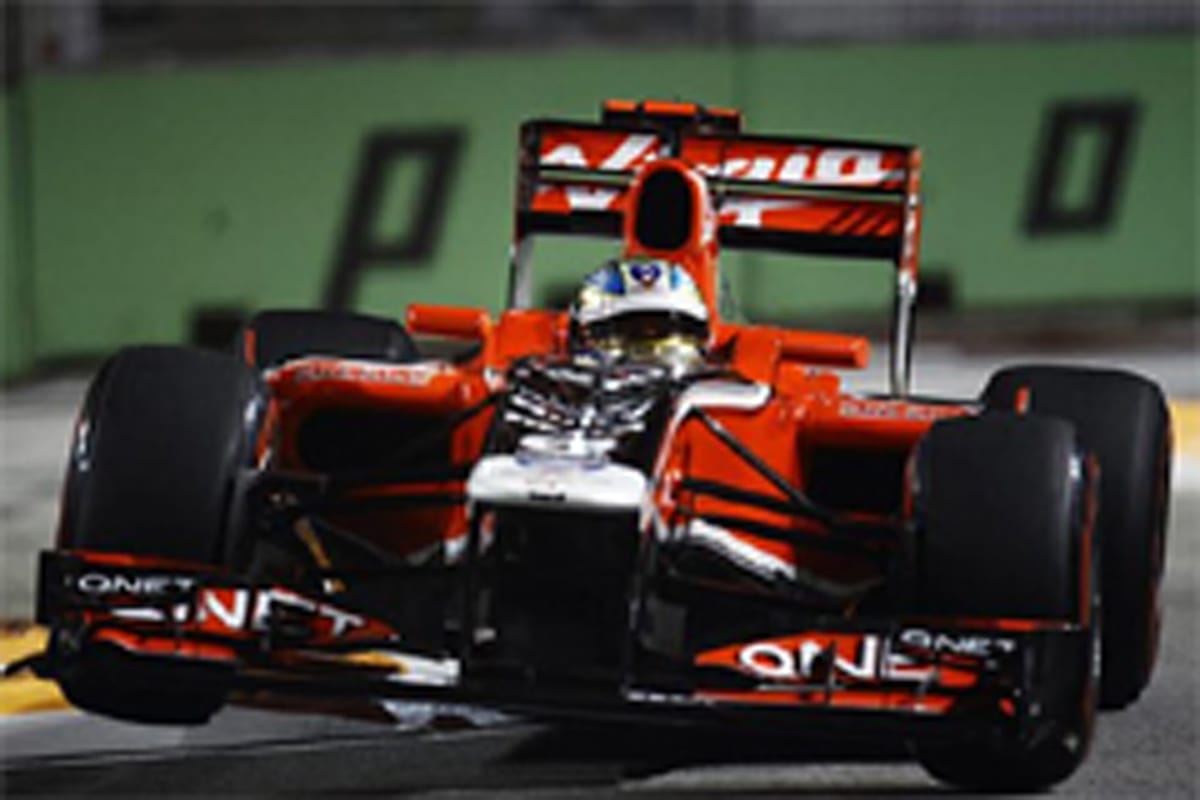 ヴァージン:マシンバランスに苦戦 (F1シンガポールGP予選)