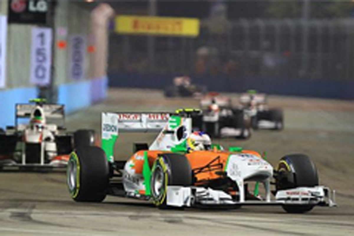 フォース・インディア：ダブル入賞で12ポイント獲得 （F1シンガポールGP）