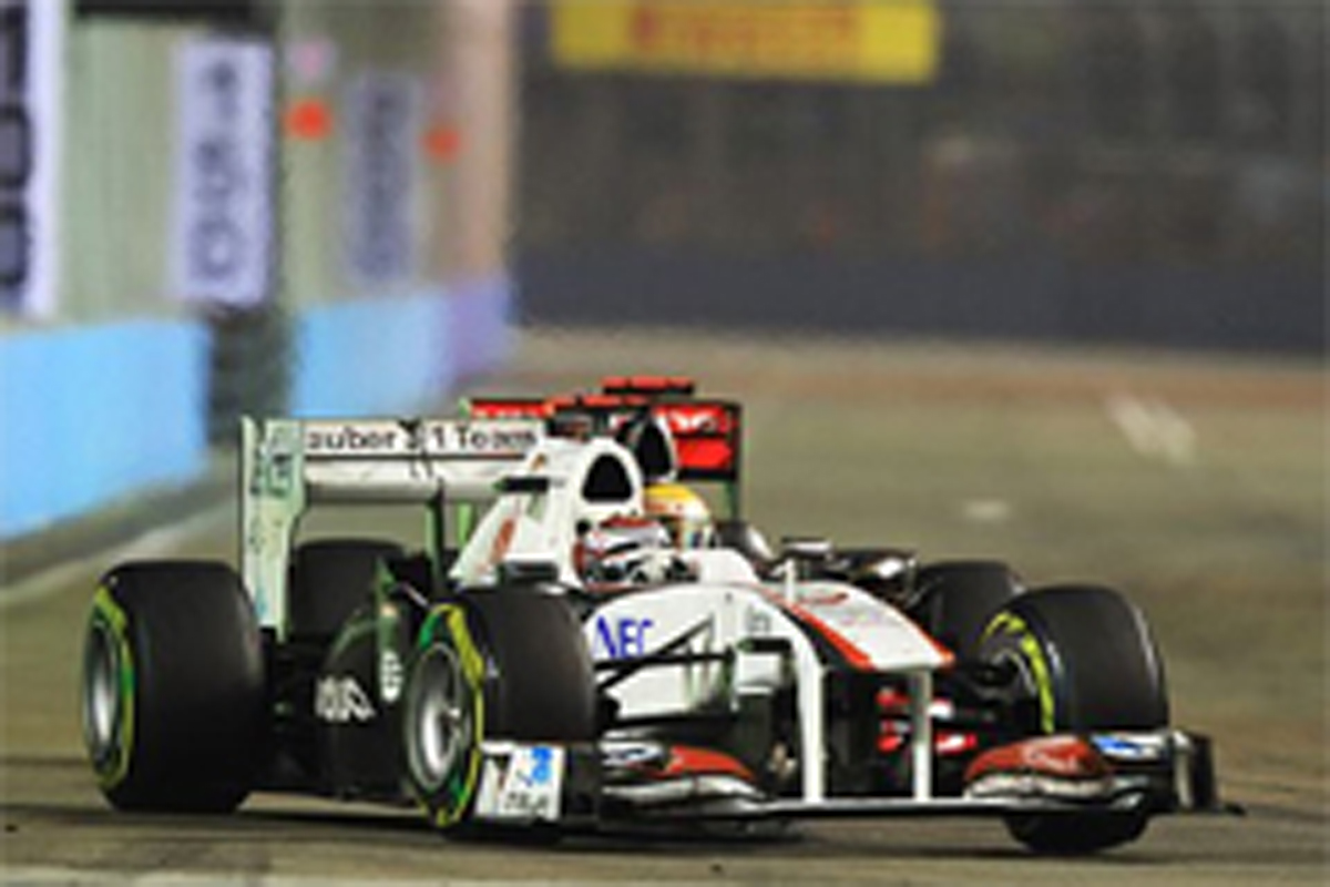 ザウバー:小林可夢偉は14位 (F1シンガポールGP)