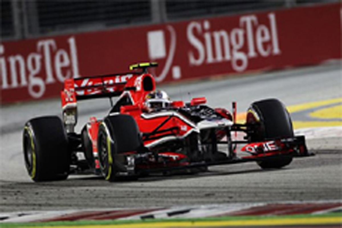 ヴァージン:ダンブロシオが18位完走 (F1シンガポールGP)