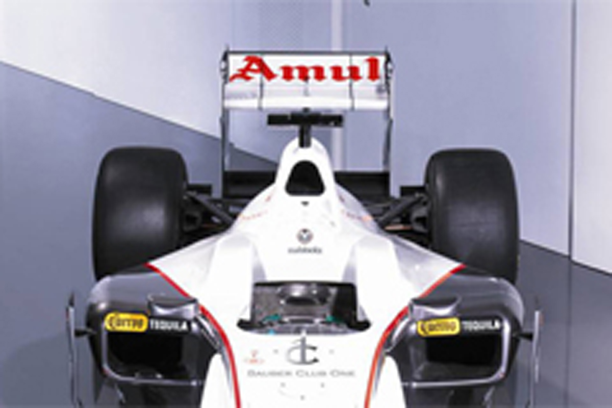 ザウバー、F1インドGPでアムルとスポンサー契約