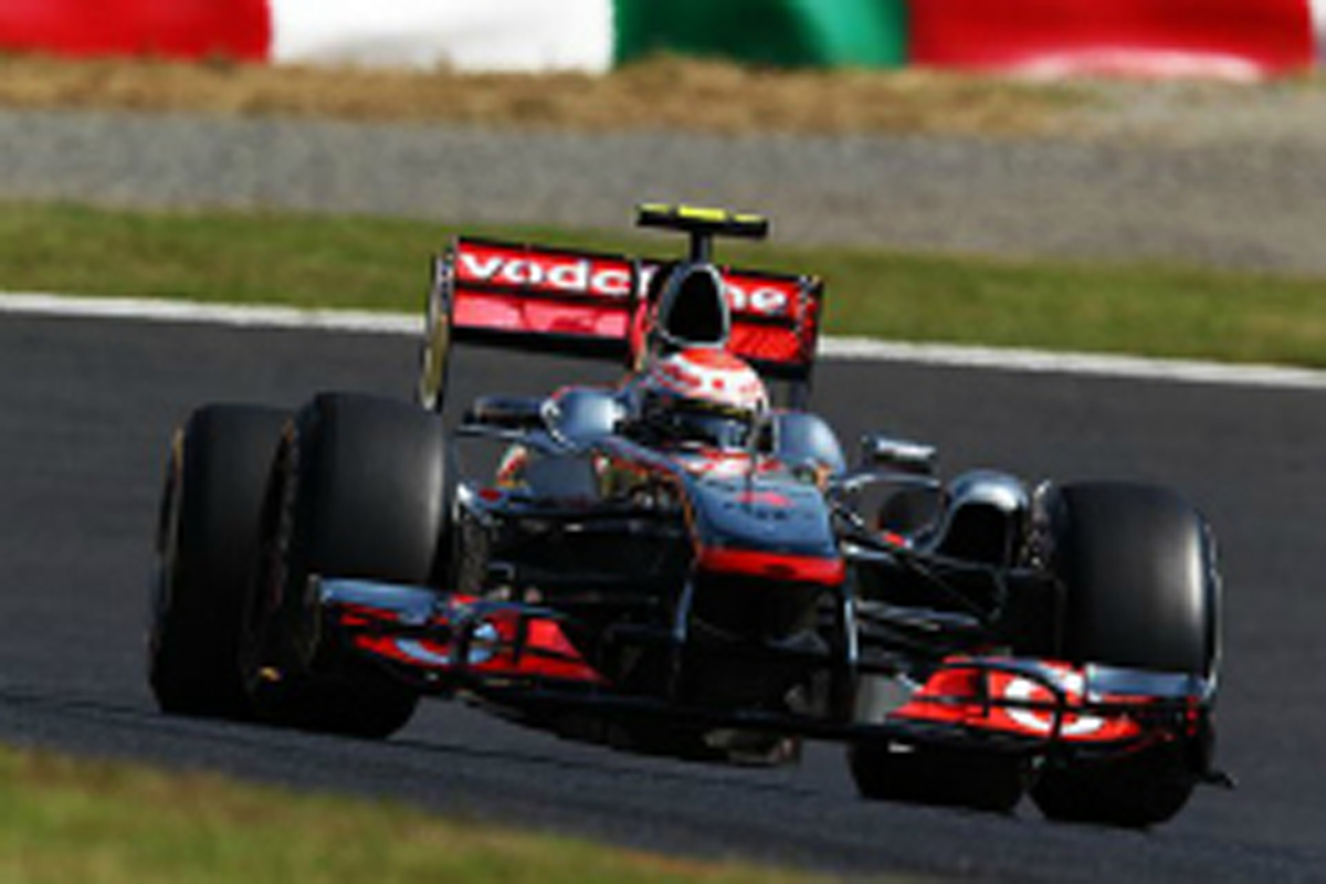 F1日本GP フリー走行2回目：ジェンソン・バトンがトップタイム