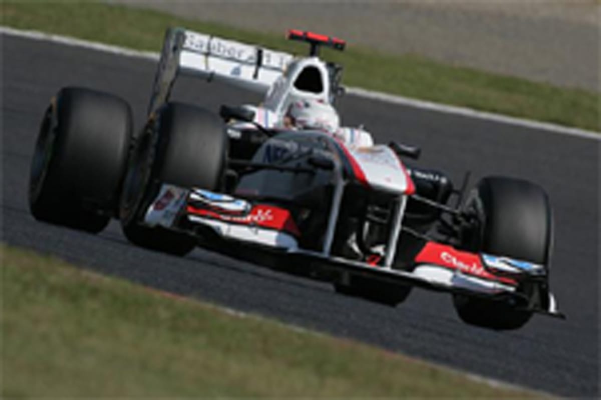 ザウバー:小林可夢偉、Q3進出で10番手 (F1日本GP予選)