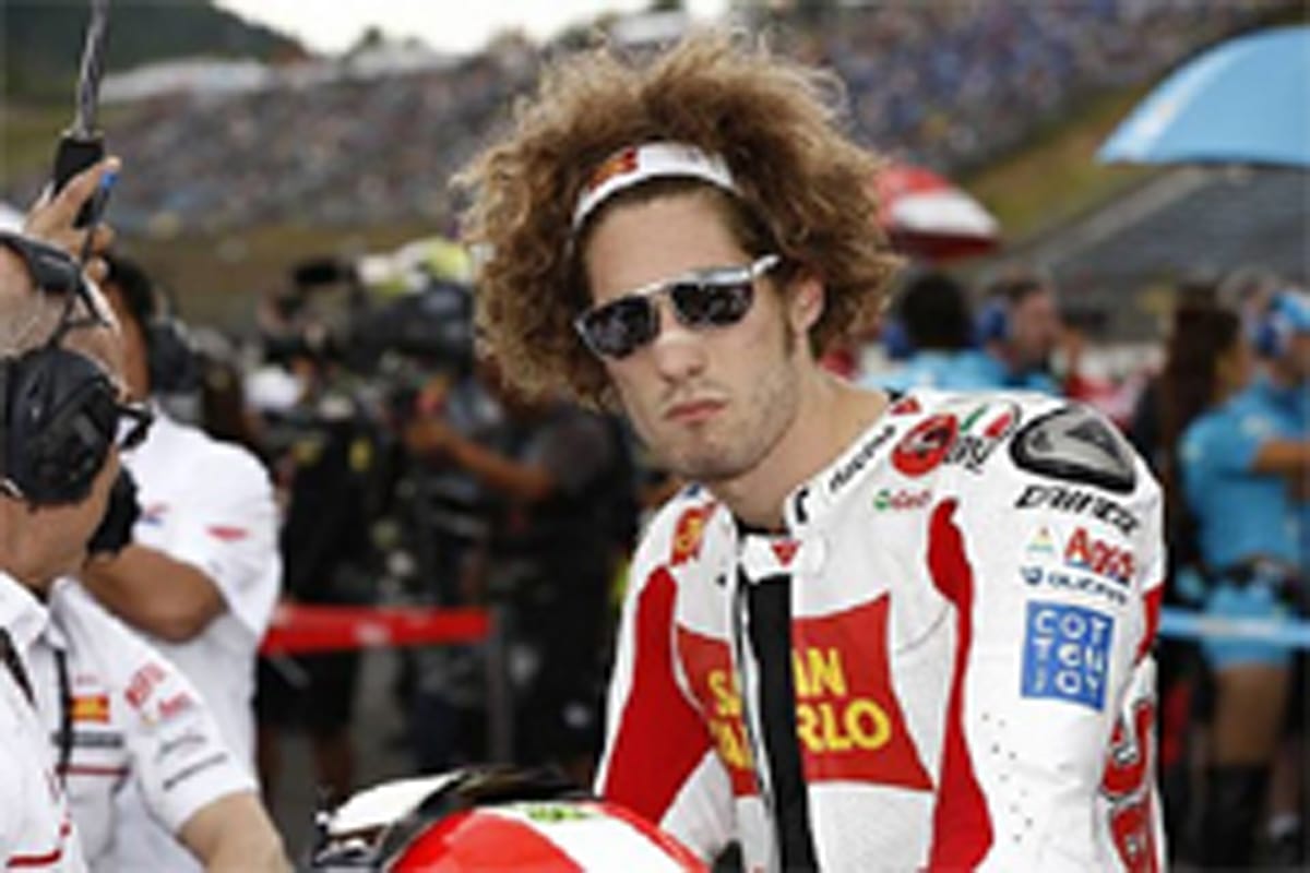 マルコ・シモンチェリ、MotoGPのレース中に事故死
