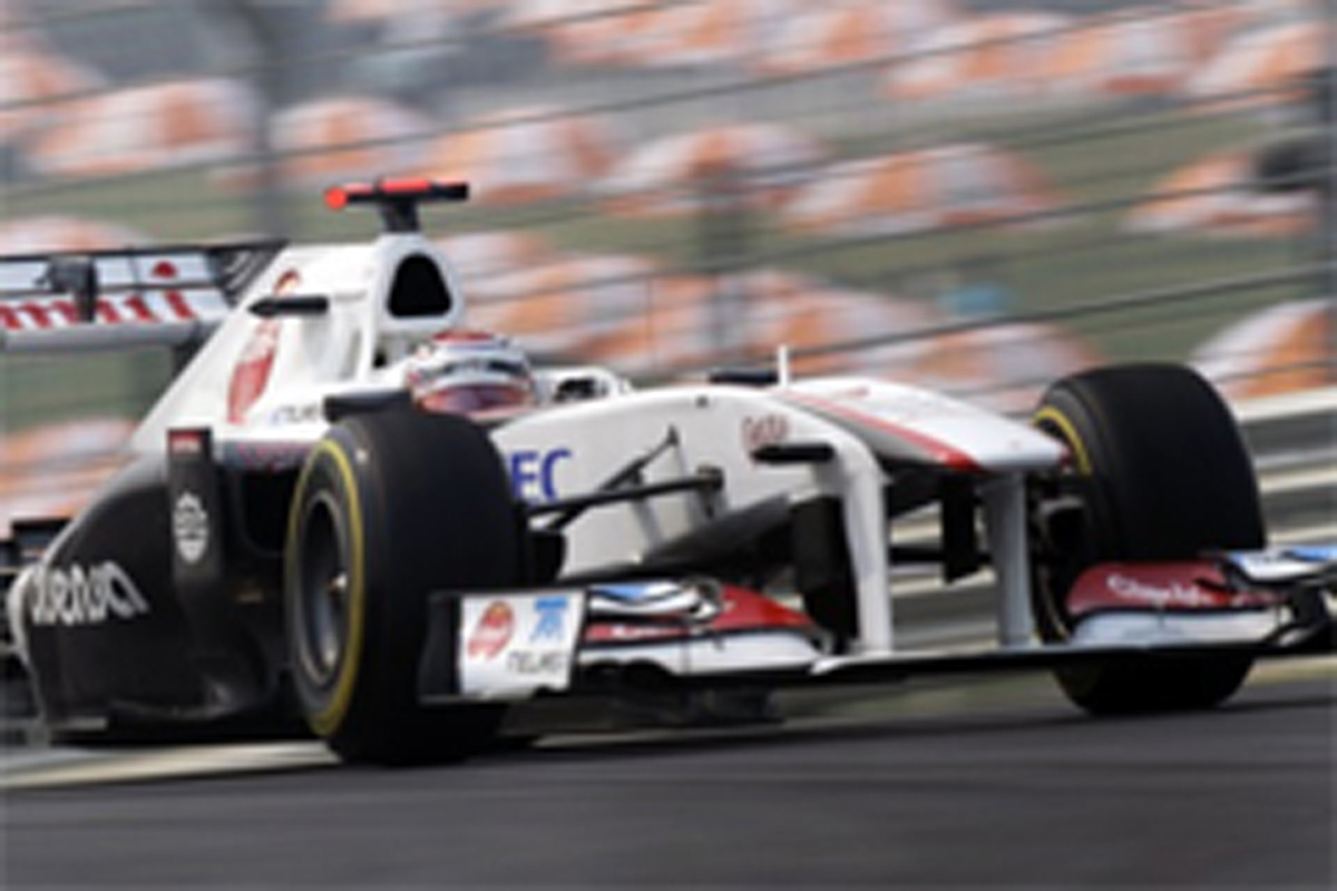 ザウバー:小林可夢偉は12番手 (F1インドGP初日)