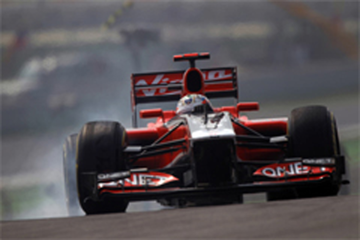ヴァージン:HRTの後塵を拝す (F1インドGP予選)
