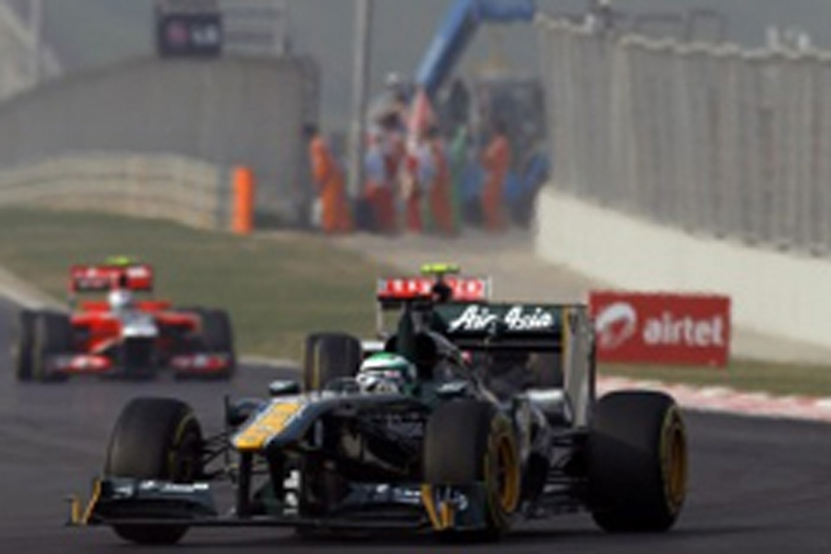 チーム・ロータス:中団チームと争えるペースを披露 (F1インドGP)