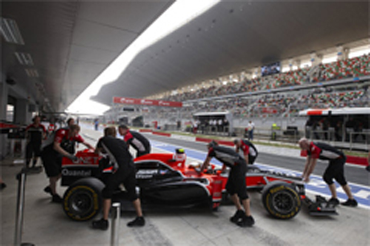 ヴァージン:なんとかHRT勢の前でフィニッシュ (F1インドGP)