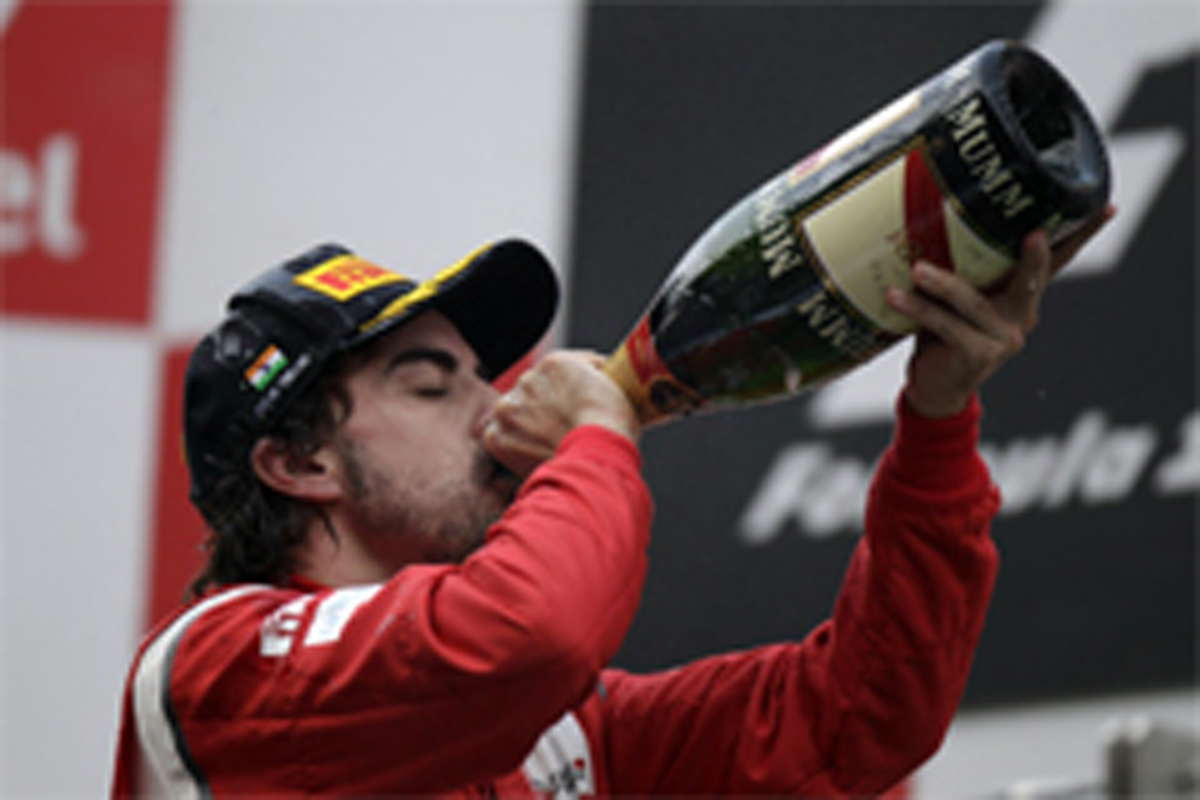 フェラーリ：フェルナンド・アロンソが3位表彰台 （F1インドGP）