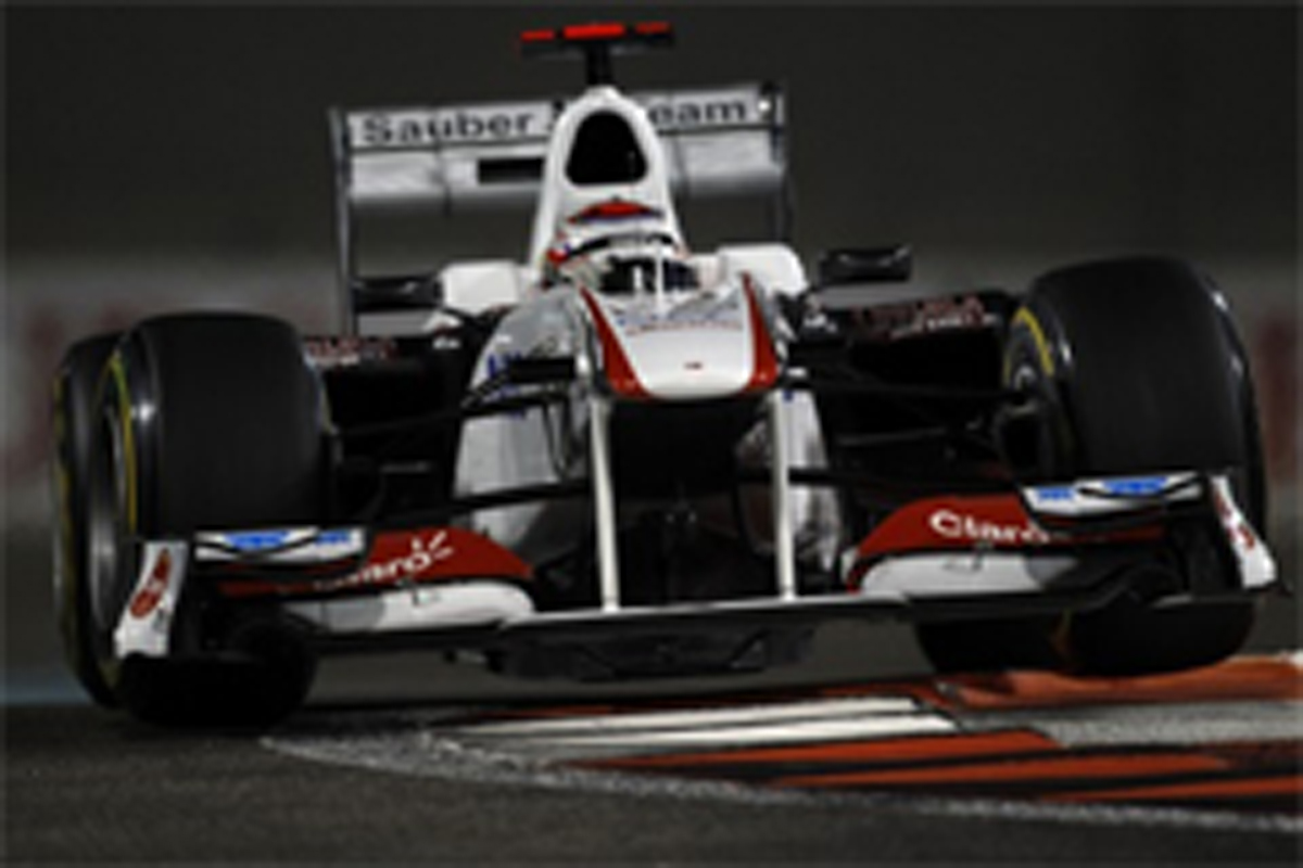 ザウバー:小林可夢偉は10番手 (F1アブダビGP初日)
