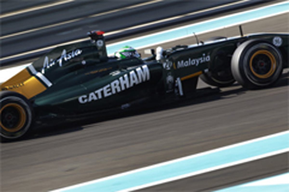 チーム・ロータス:F1アブダビGP初日