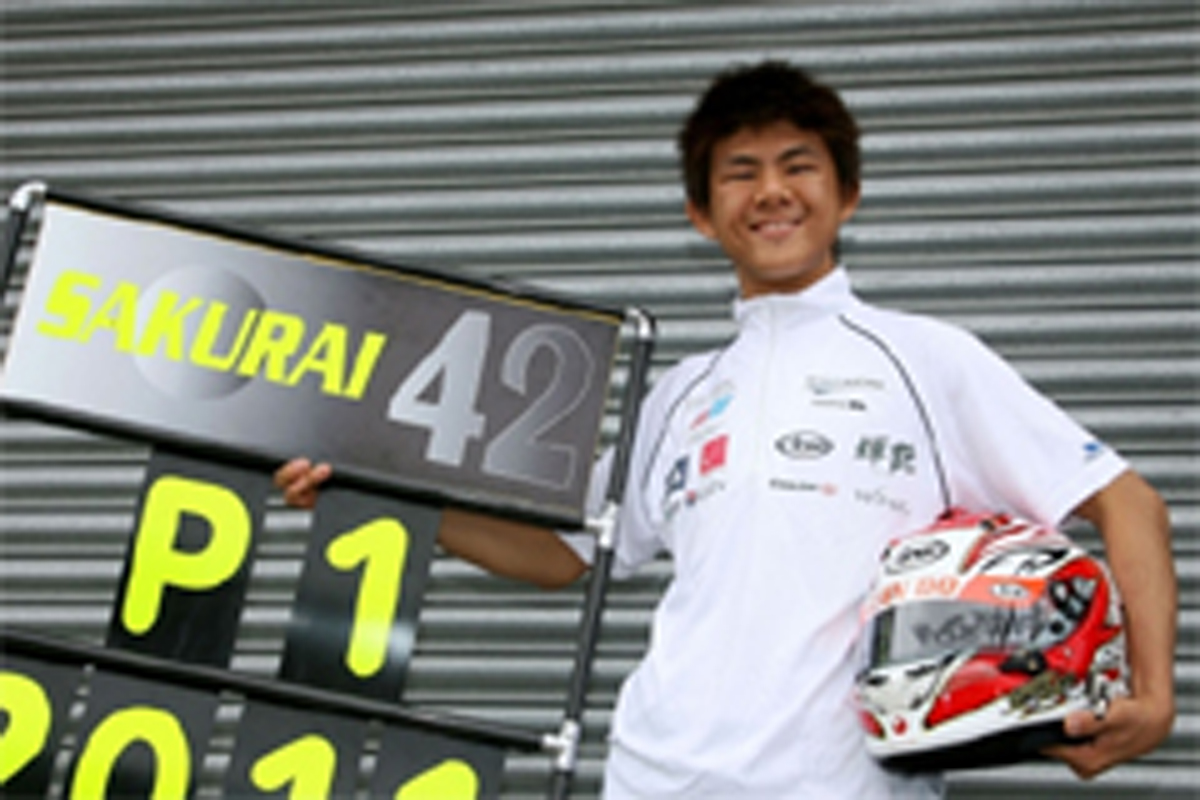 桜井孝太郎、GP3テストに参加
