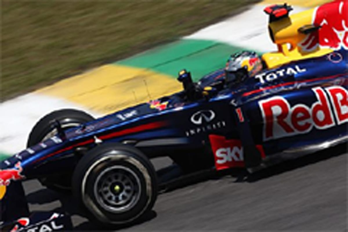 F1ブラジルGP フリー走行3回目：セバスチャン・ベッテルがトップタイム