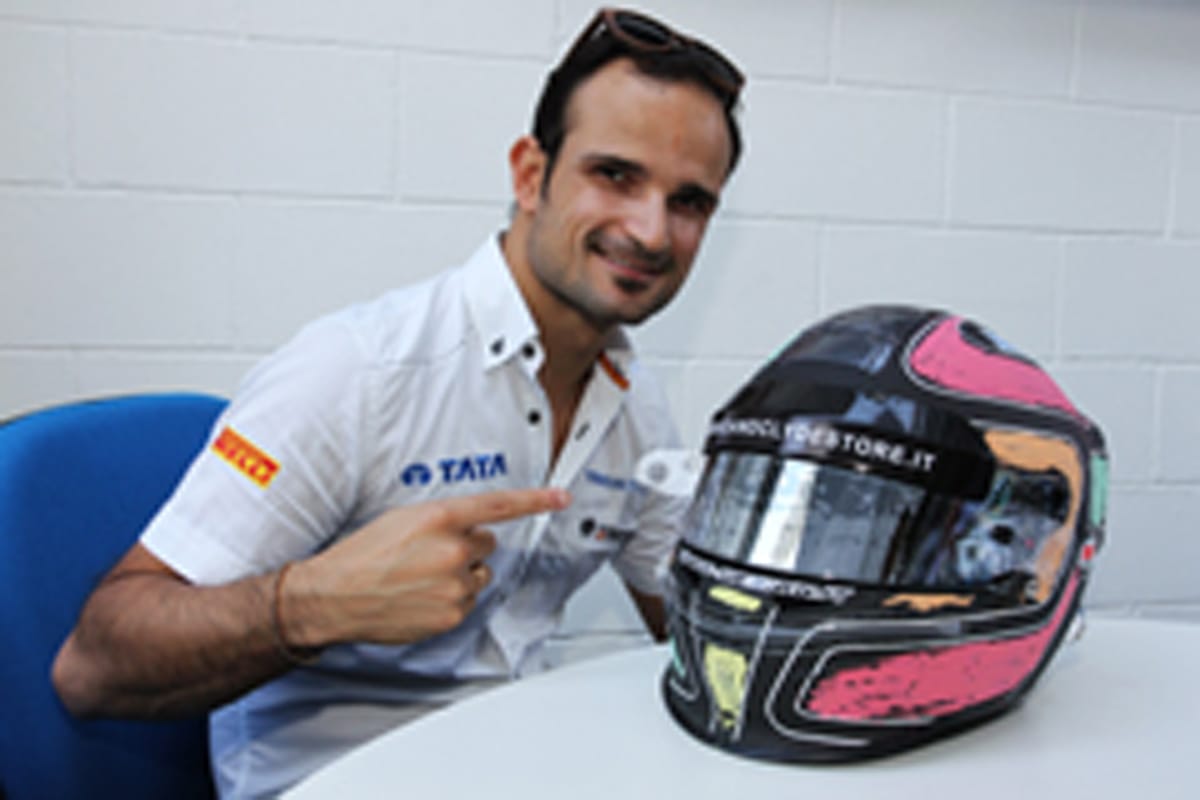ヴィタントニオ・リウッツィ、F1ブラジルGP 特別ヘルメット