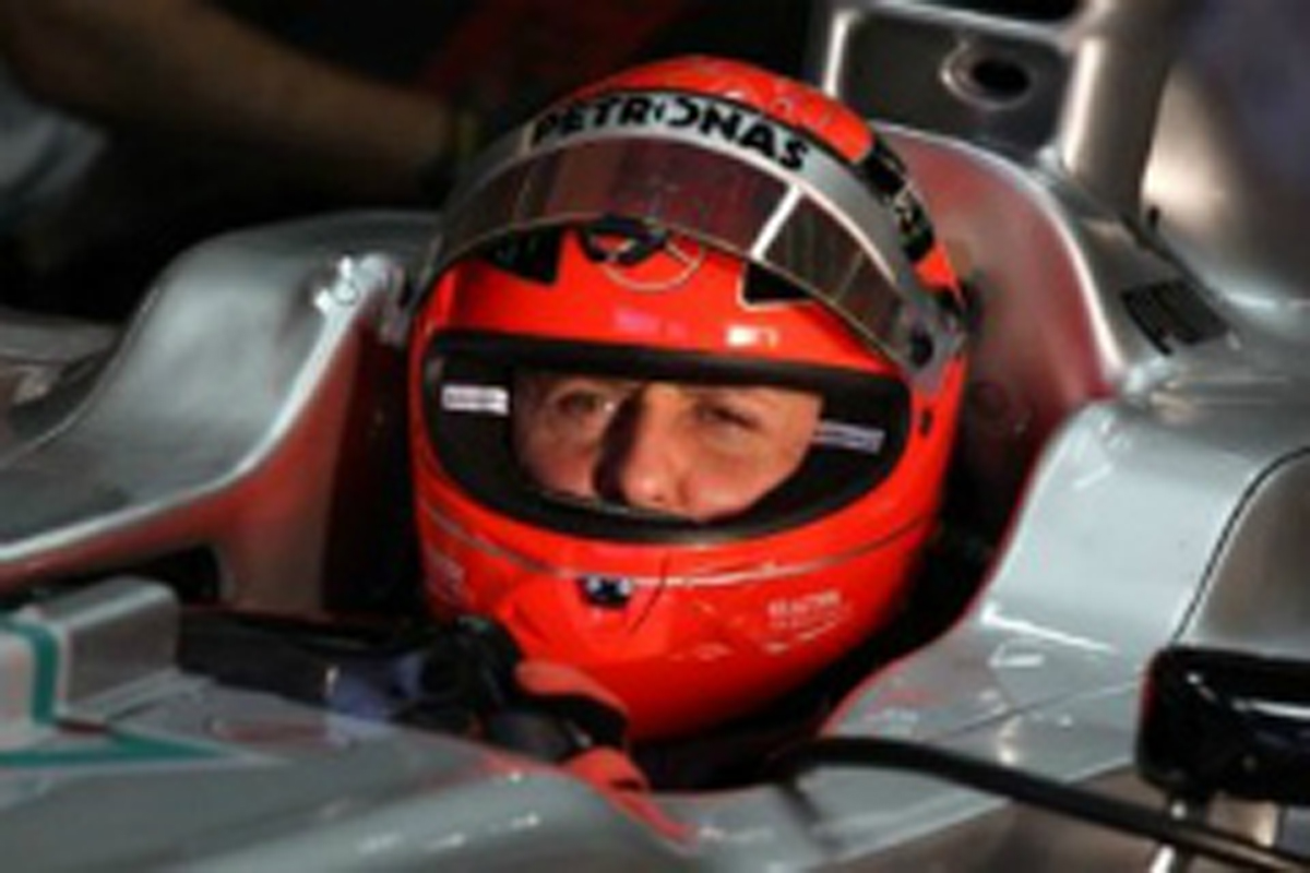 メルセデスAMG F1 W03、ミハエル・シューマッハが初テストを担当