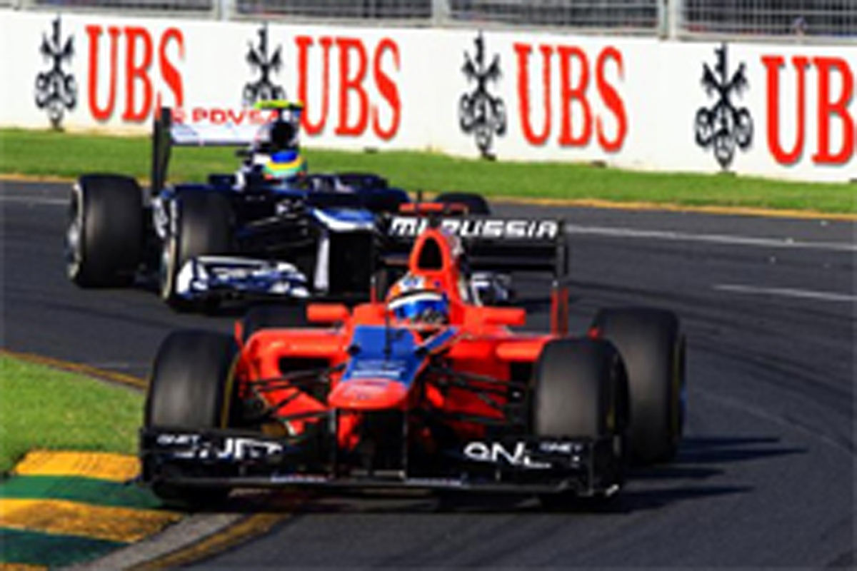 マルシャ：満足の開幕戦 （F1オーストラリアGP）