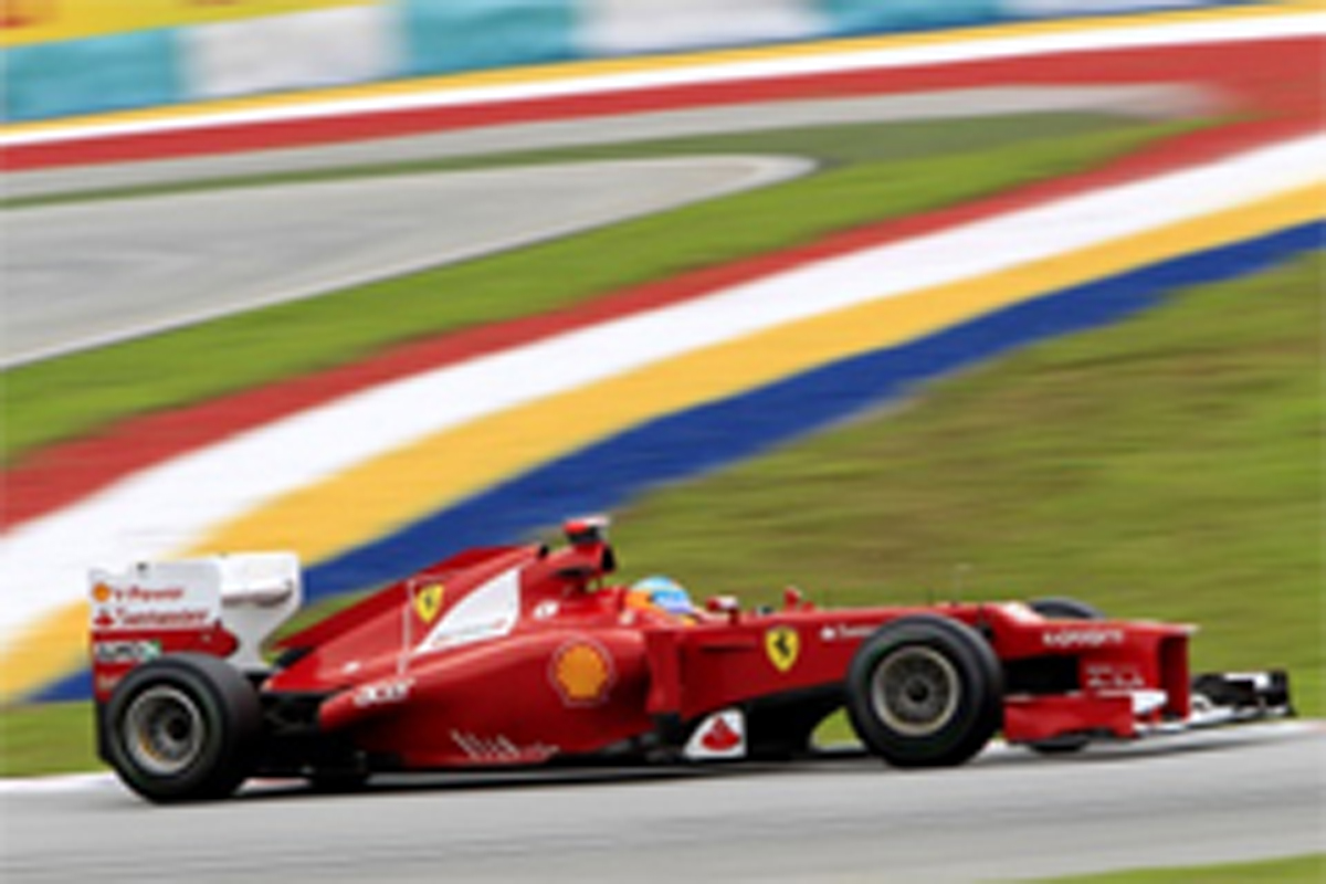 フェラーリ:アロンソ、全力で9番手 (F1マレーシアGP 予選)