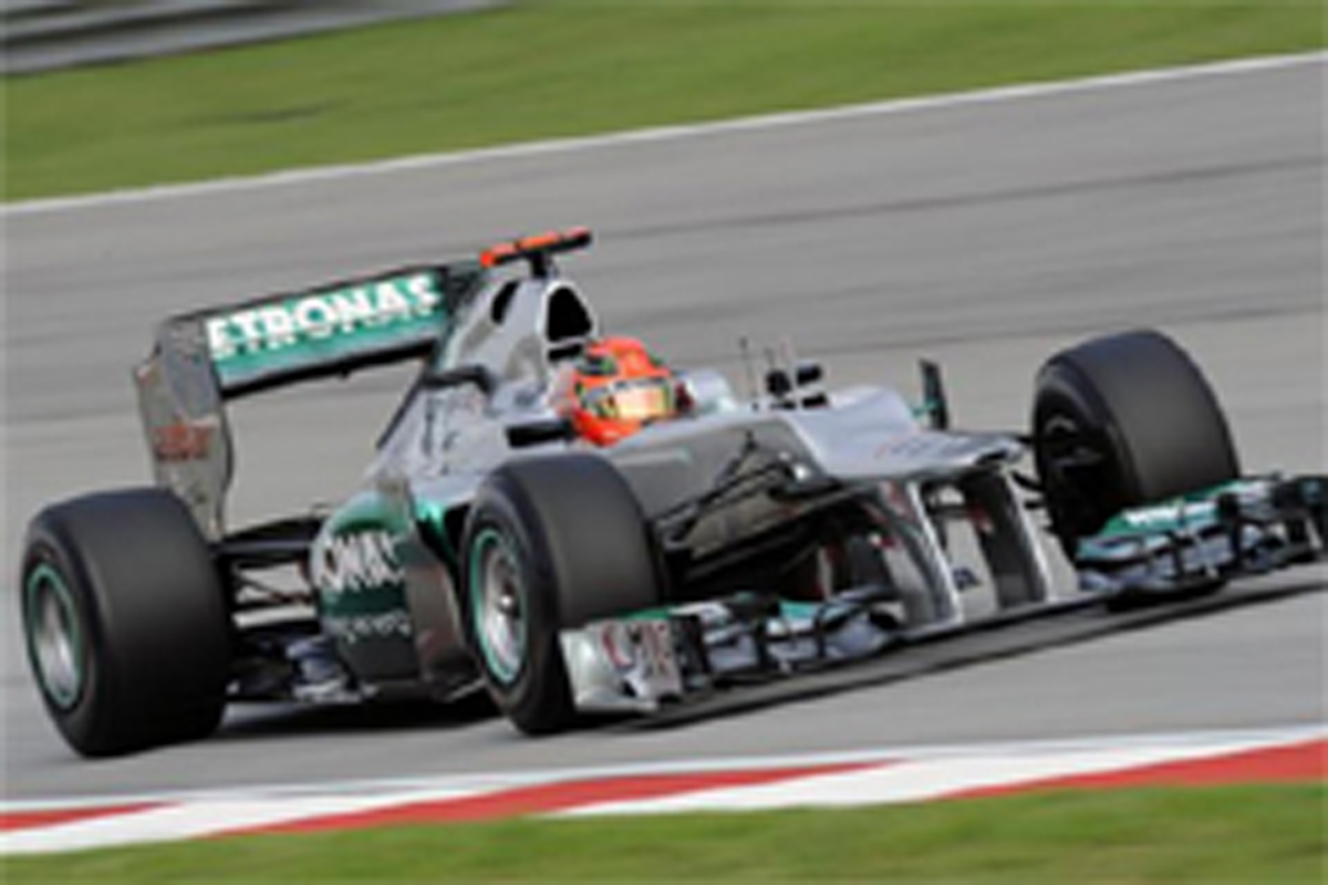 メルセデスAMG：シューマッハが3番グリッド獲得 （F1マレーシアGP 予選）