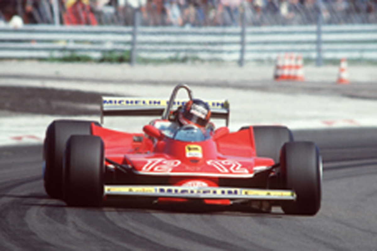 ジャック・ヴィルヌーヴ、父親のフェラーリ 312 T4をドライブ