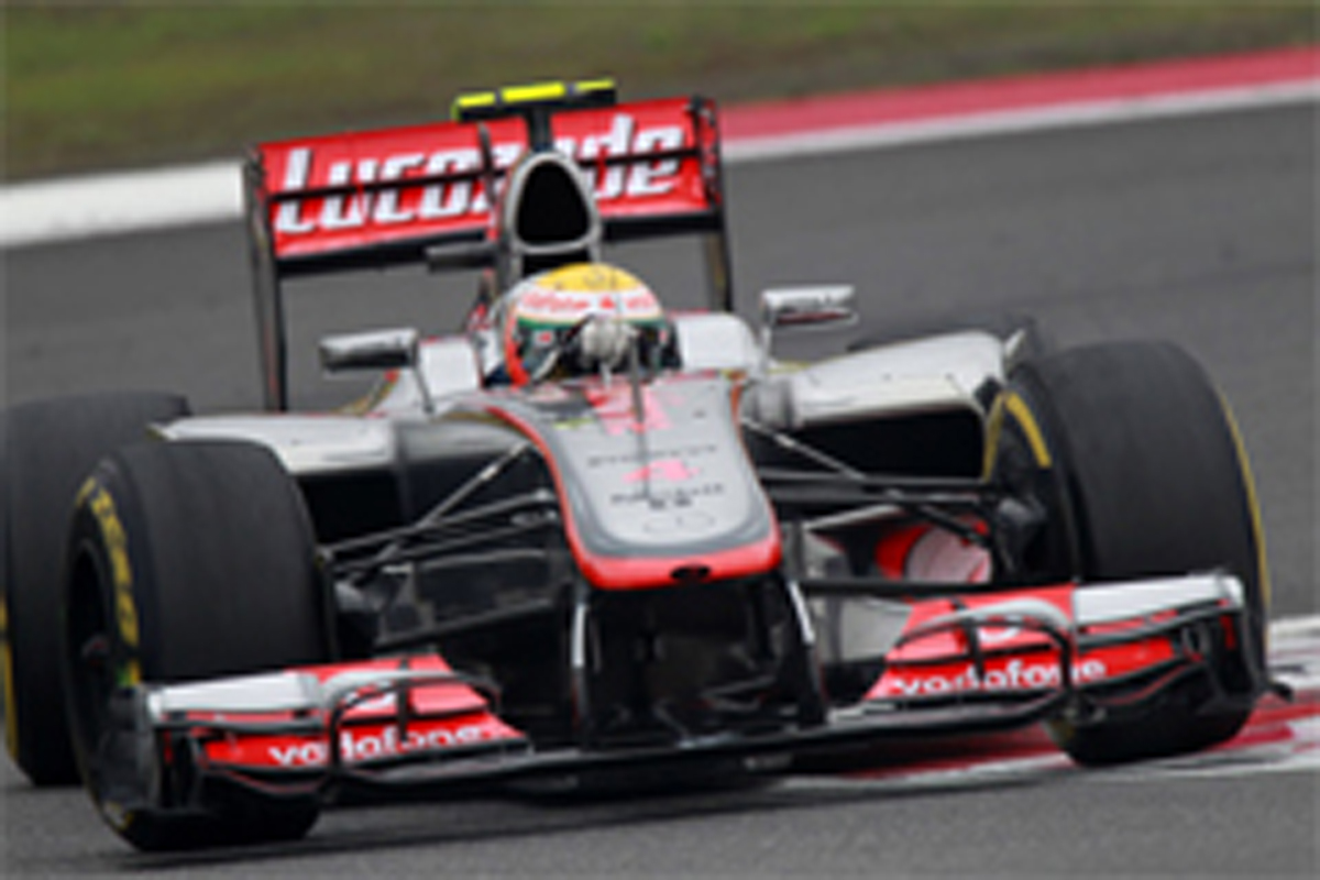 F1中国GP フリー走行3回目：ルイス・ハミルトンがトップタイム