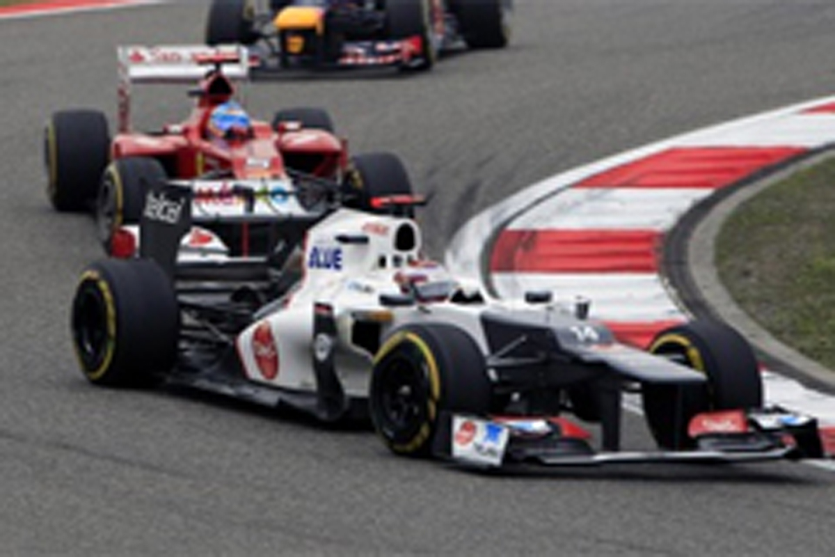 ザウバー：小林可夢偉が10位入賞 （F1中国GP）