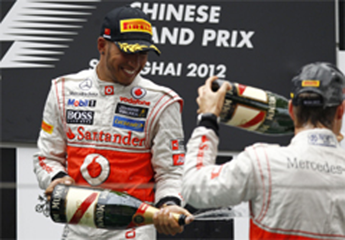 マクラーレン:ダブル表彰台を達成 (F1中国GP)