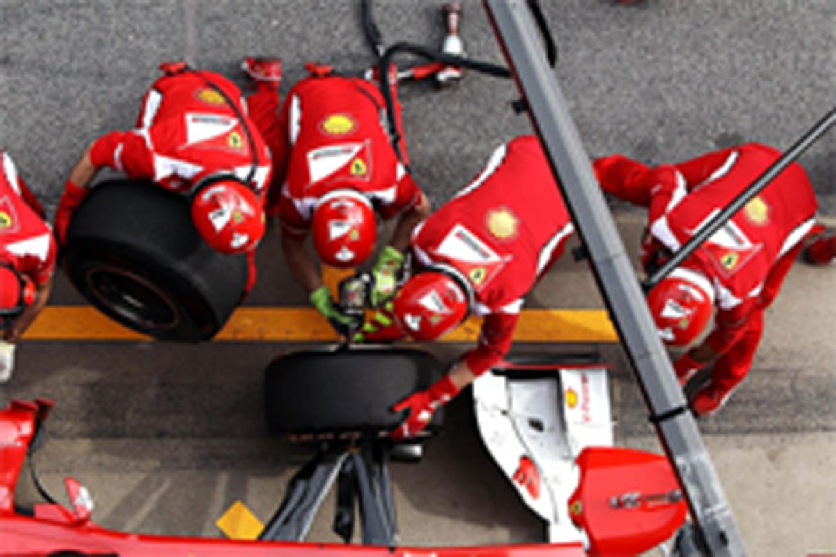 フェラーリ、ピットストップでは今季最速
