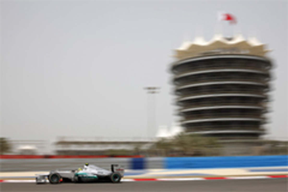 F1バーレーンGP フリー走行2回目:ニコ・ロズベルグがトップタイム
