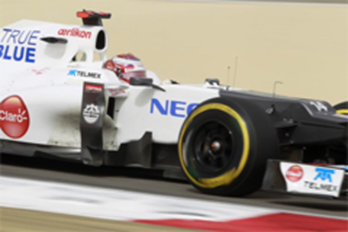 ザウバー:小林可夢偉は12番手 (F1バーレーンGP 予選)