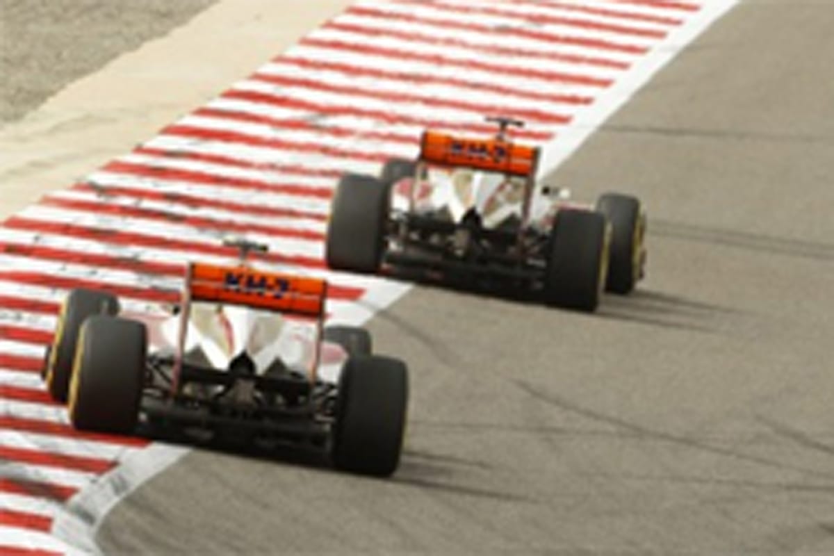 HRT:ダブル完走もペースには不満 (F1バーレーンGP)