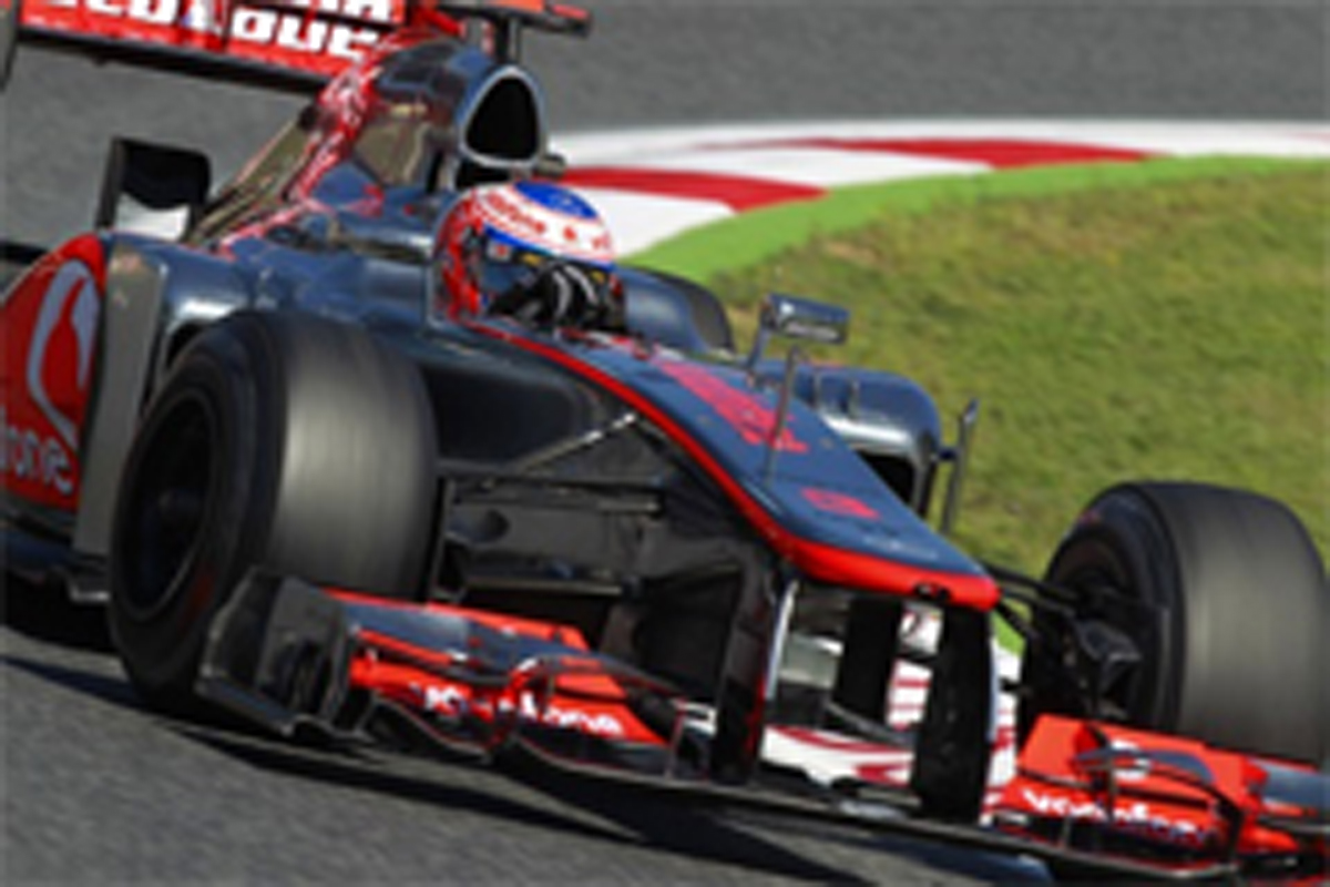 F1スペインGP フリー走行2回目:ジェンソン・バトンがトップタイム