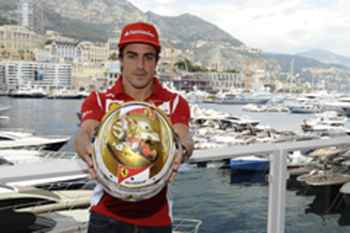 フェルナンド・アロンソ F1モナコGP 特別ヘルメット