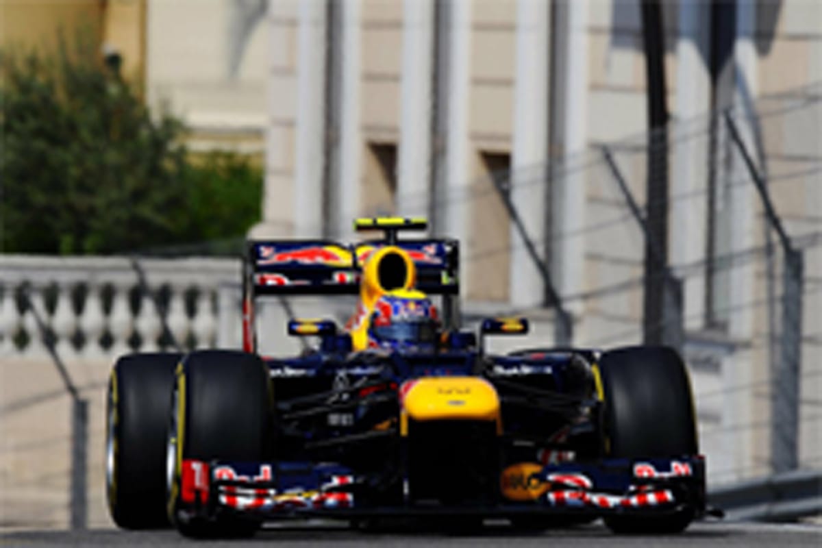 レッドブル:マーク・ウェバーがポールスタート (F1モナコGP 予選)