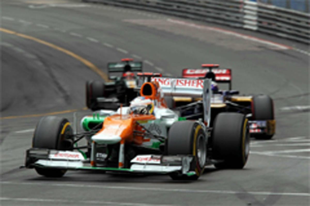 フォース・インディア:ダブル入賞 (F1モナコGP)