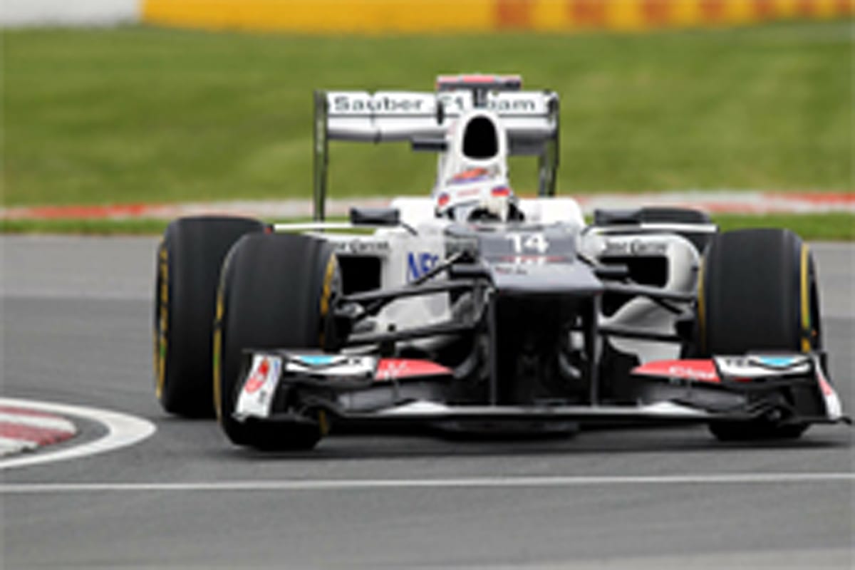 ザウバー:小林可夢偉は6番手タイム (F1カナダGP 初日)