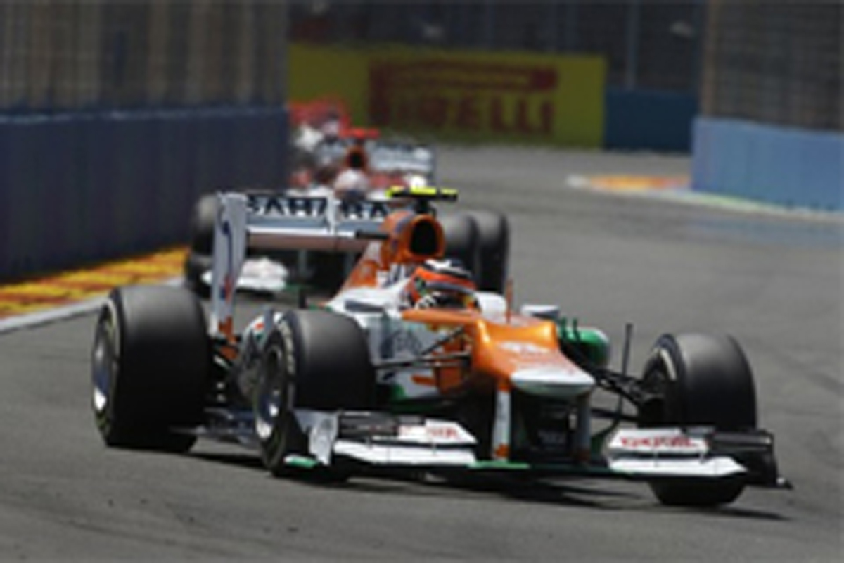 フォース・インディア:2台揃ってポイント獲得 (F1ヨーロッパGP)