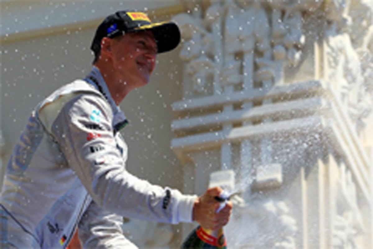 メルセデスAMG：ミハエル・シューマッハが3位表彰台 （F1ヨーロッパGP）