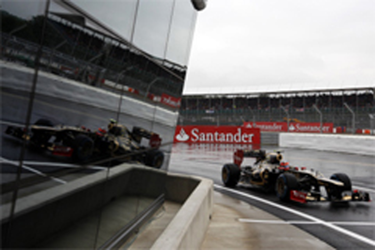 F1イギリスGP フリー走行1回目：ロマン・グロージャンがトップタイム