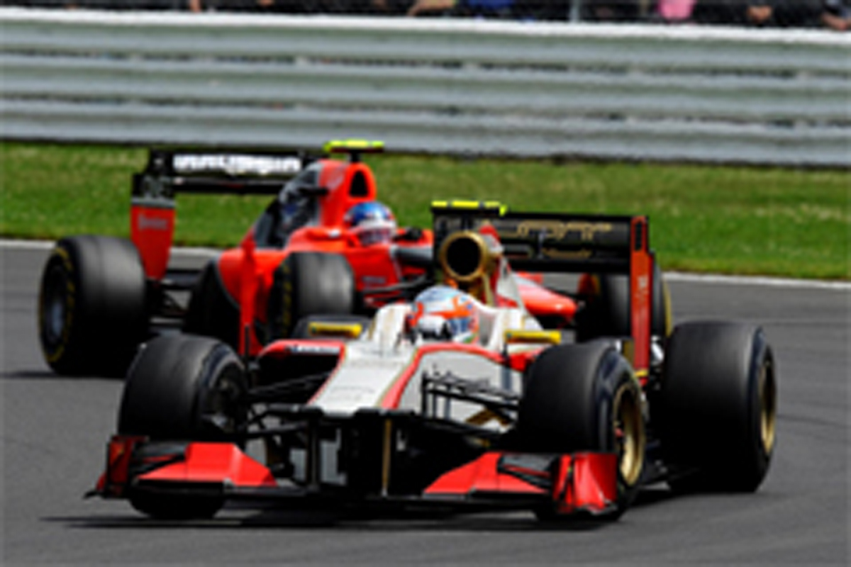 HRT:リスクを冒すも最下位 (F1イギリスGP)