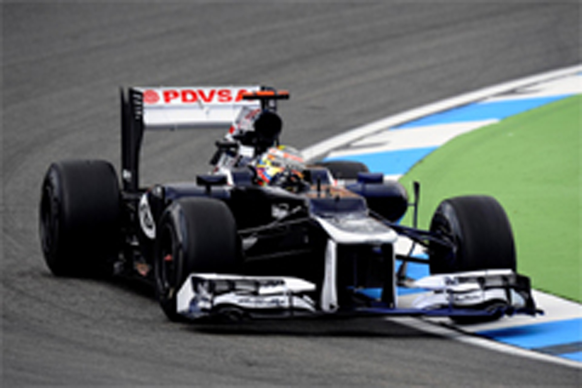 F1ドイツGP フリー走行2回目:パストール・マルドナドがトップタイム