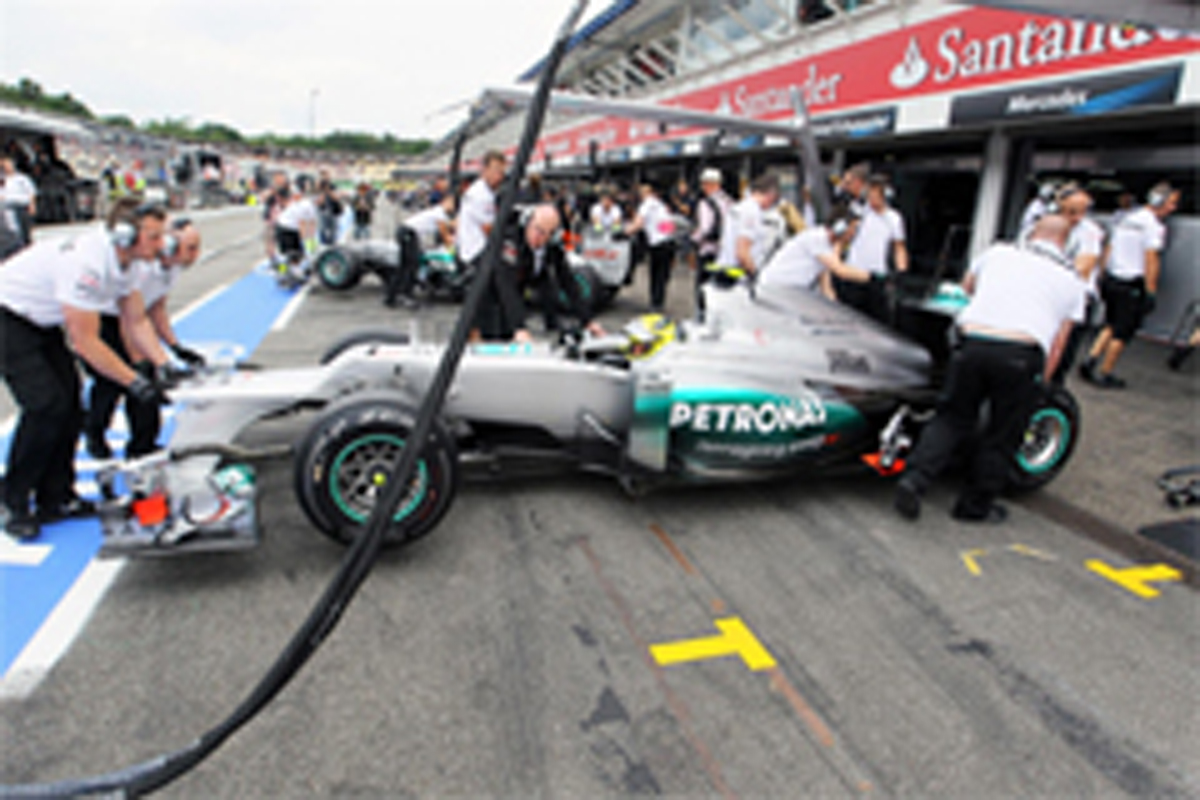 ニコ・ロズベルグ、ギアボックス交換で5グリッド降格 (F1ドイツGP)